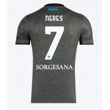 SSC Napoli David Neres #7 Tredje Tröja 2024-25 Korta ärmar